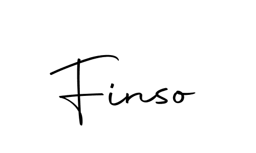 Design your own signature with our free online signature maker. With this signature software, you can create a handwritten (Autography-DOLnW) signature for name Finso. Finso signature style 10 images and pictures png