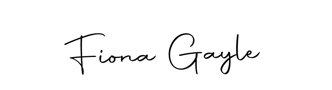 Make a beautiful signature design for name Fiona Gayle. With this signature (Autography-DOLnW) style, you can create a handwritten signature for free. Fiona Gayle signature style 10 images and pictures png