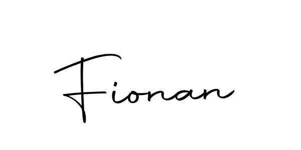 Design your own signature with our free online signature maker. With this signature software, you can create a handwritten (Autography-DOLnW) signature for name Fionan. Fionan signature style 10 images and pictures png