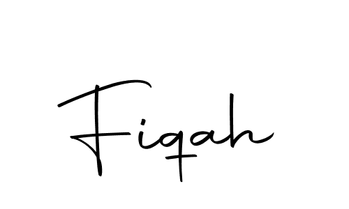 Design your own signature with our free online signature maker. With this signature software, you can create a handwritten (Autography-DOLnW) signature for name Fiqah. Fiqah signature style 10 images and pictures png