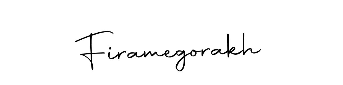 Design your own signature with our free online signature maker. With this signature software, you can create a handwritten (Autography-DOLnW) signature for name Firamegorakh. Firamegorakh signature style 10 images and pictures png