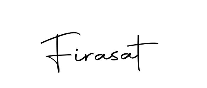 The best way (Autography-DOLnW) to make a short signature is to pick only two or three words in your name. The name Firasat include a total of six letters. For converting this name. Firasat signature style 10 images and pictures png