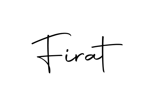 Design your own signature with our free online signature maker. With this signature software, you can create a handwritten (Autography-DOLnW) signature for name Firat. Firat signature style 10 images and pictures png