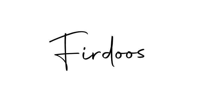 How to make Firdoos signature? Autography-DOLnW is a professional autograph style. Create handwritten signature for Firdoos name. Firdoos signature style 10 images and pictures png