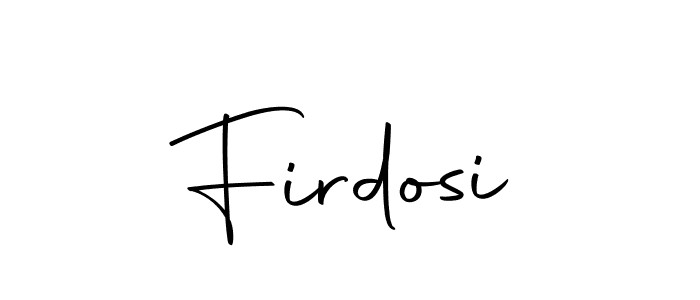 Also we have Firdosi name is the best signature style. Create professional handwritten signature collection using Autography-DOLnW autograph style. Firdosi signature style 10 images and pictures png