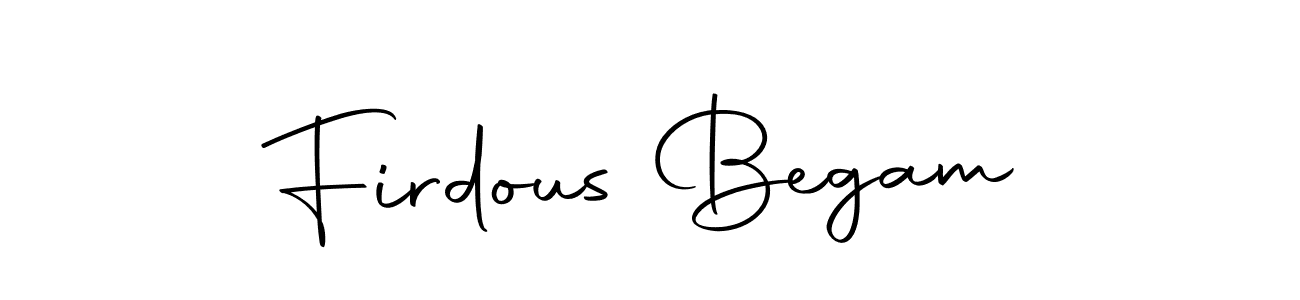 Use a signature maker to create a handwritten signature online. With this signature software, you can design (Autography-DOLnW) your own signature for name Firdous Begam. Firdous Begam signature style 10 images and pictures png