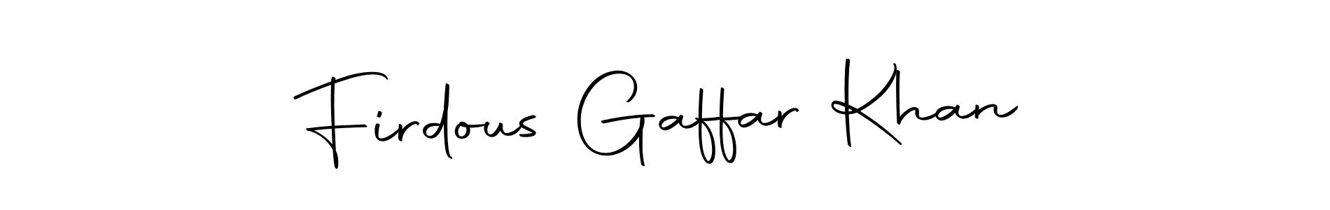 You can use this online signature creator to create a handwritten signature for the name Firdous Gaffar Khan. This is the best online autograph maker. Firdous Gaffar Khan signature style 10 images and pictures png