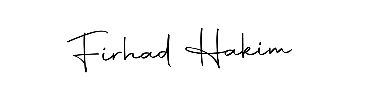 Create a beautiful signature design for name Firhad Hakim. With this signature (Autography-DOLnW) fonts, you can make a handwritten signature for free. Firhad Hakim signature style 10 images and pictures png