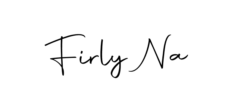 Use a signature maker to create a handwritten signature online. With this signature software, you can design (Autography-DOLnW) your own signature for name Firly Na. Firly Na signature style 10 images and pictures png