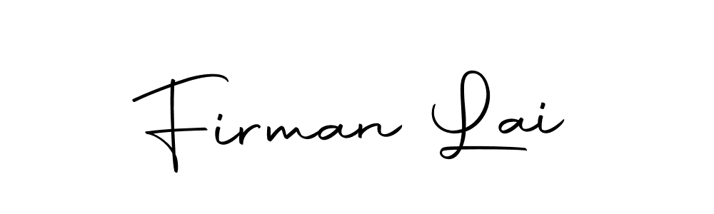 Also we have Firman Lai name is the best signature style. Create professional handwritten signature collection using Autography-DOLnW autograph style. Firman Lai signature style 10 images and pictures png