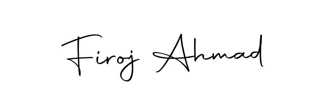 Create a beautiful signature design for name Firoj Ahmad. With this signature (Autography-DOLnW) fonts, you can make a handwritten signature for free. Firoj Ahmad signature style 10 images and pictures png