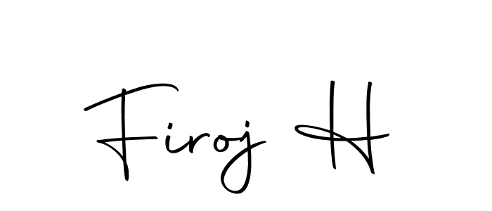 Also we have Firoj H name is the best signature style. Create professional handwritten signature collection using Autography-DOLnW autograph style. Firoj H signature style 10 images and pictures png