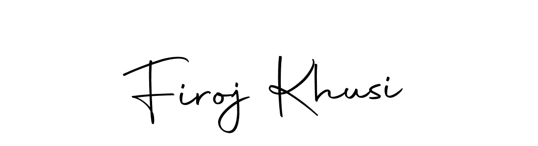 Firoj Khusi stylish signature style. Best Handwritten Sign (Autography-DOLnW) for my name. Handwritten Signature Collection Ideas for my name Firoj Khusi. Firoj Khusi signature style 10 images and pictures png