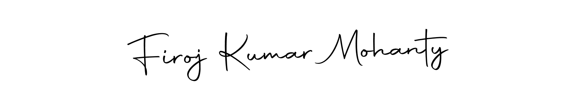 Design your own signature with our free online signature maker. With this signature software, you can create a handwritten (Autography-DOLnW) signature for name Firoj Kumar Mohanty. Firoj Kumar Mohanty signature style 10 images and pictures png