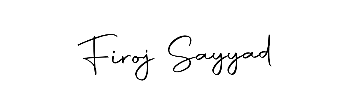 It looks lik you need a new signature style for name Firoj Sayyad. Design unique handwritten (Autography-DOLnW) signature with our free signature maker in just a few clicks. Firoj Sayyad signature style 10 images and pictures png