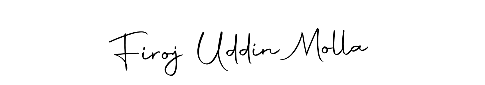 Use a signature maker to create a handwritten signature online. With this signature software, you can design (Autography-DOLnW) your own signature for name Firoj Uddin Molla. Firoj Uddin Molla signature style 10 images and pictures png