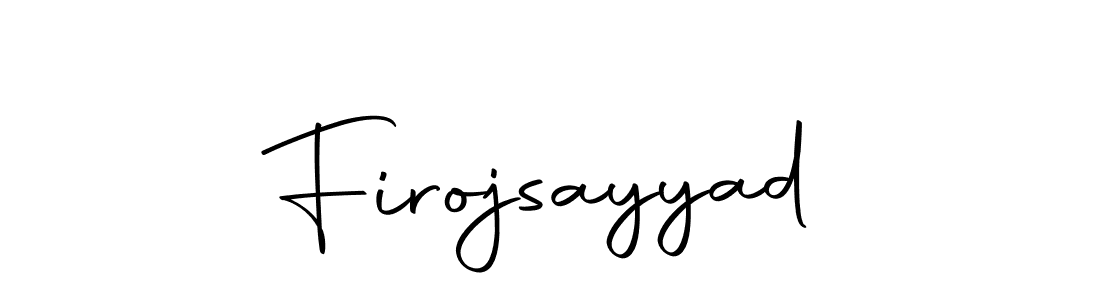 Use a signature maker to create a handwritten signature online. With this signature software, you can design (Autography-DOLnW) your own signature for name Firojsayyad. Firojsayyad signature style 10 images and pictures png