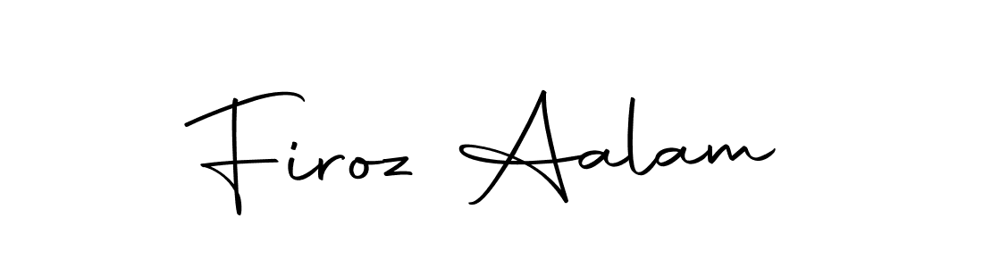 Design your own signature with our free online signature maker. With this signature software, you can create a handwritten (Autography-DOLnW) signature for name Firoz Aalam. Firoz Aalam signature style 10 images and pictures png