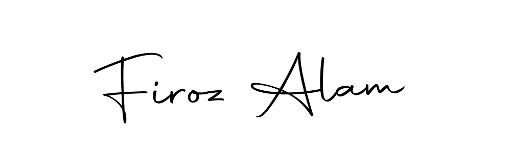 You should practise on your own different ways (Autography-DOLnW) to write your name (Firoz Alam) in signature. don't let someone else do it for you. Firoz Alam signature style 10 images and pictures png