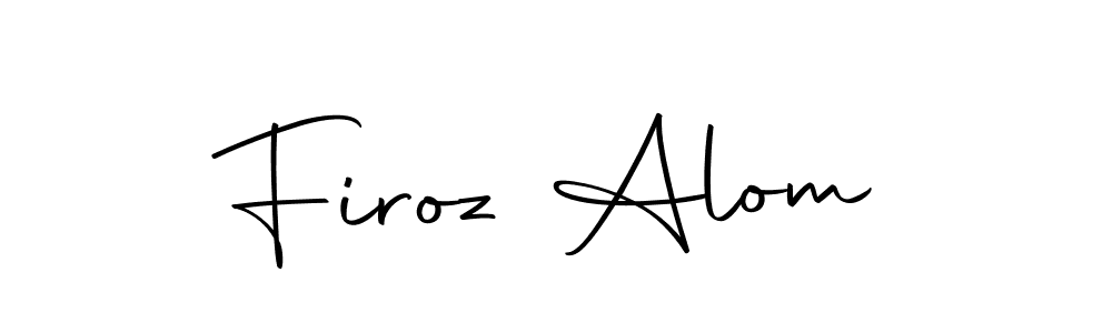 Firoz Alom stylish signature style. Best Handwritten Sign (Autography-DOLnW) for my name. Handwritten Signature Collection Ideas for my name Firoz Alom. Firoz Alom signature style 10 images and pictures png