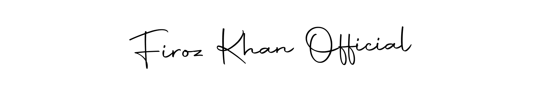 Also You can easily find your signature by using the search form. We will create Firoz Khan Official name handwritten signature images for you free of cost using Autography-DOLnW sign style. Firoz Khan Official signature style 10 images and pictures png