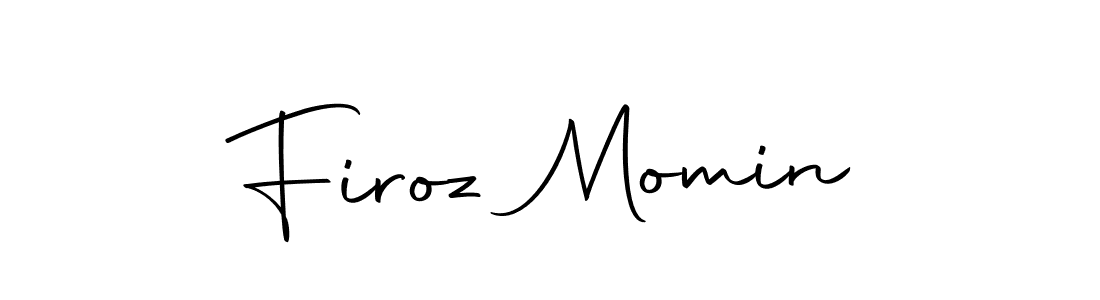 Make a beautiful signature design for name Firoz Momin. With this signature (Autography-DOLnW) style, you can create a handwritten signature for free. Firoz Momin signature style 10 images and pictures png