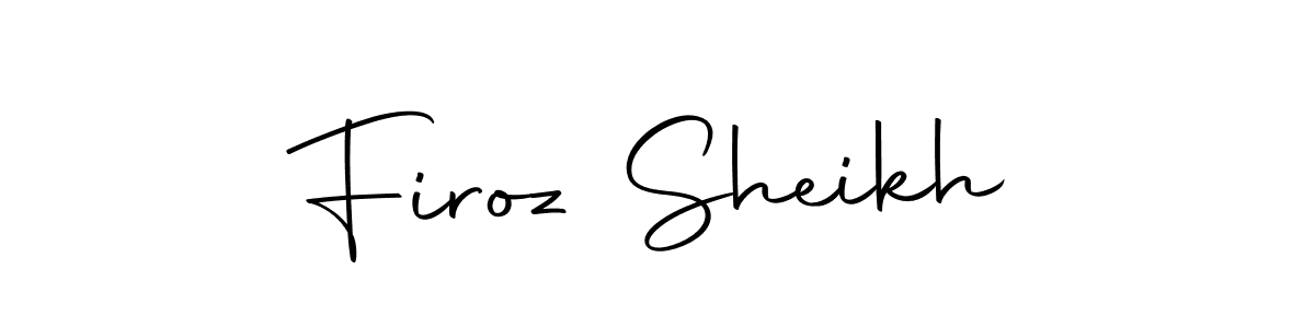 How to make Firoz Sheikh signature? Autography-DOLnW is a professional autograph style. Create handwritten signature for Firoz Sheikh name. Firoz Sheikh signature style 10 images and pictures png