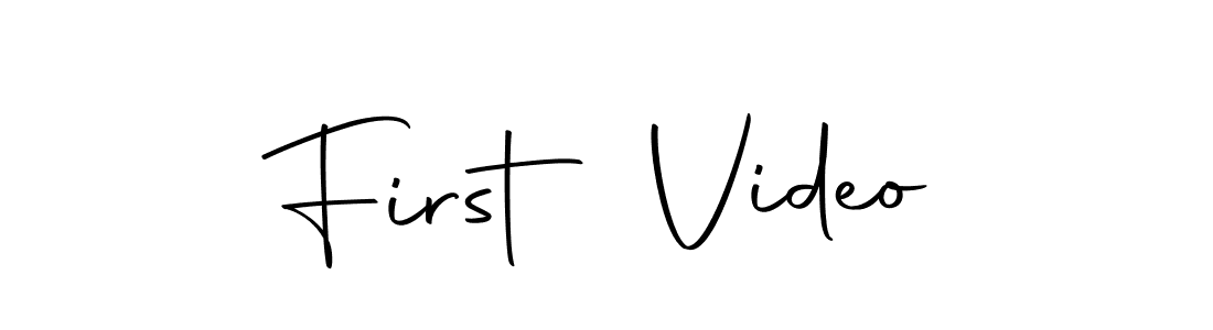Similarly Autography-DOLnW is the best handwritten signature design. Signature creator online .You can use it as an online autograph creator for name First Video. First Video signature style 10 images and pictures png
