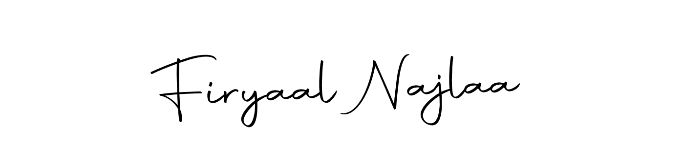 Here are the top 10 professional signature styles for the name Firyaal Najlaa. These are the best autograph styles you can use for your name. Firyaal Najlaa signature style 10 images and pictures png
