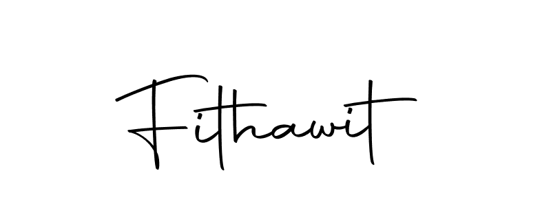 You should practise on your own different ways (Autography-DOLnW) to write your name (Fithawit) in signature. don't let someone else do it for you. Fithawit signature style 10 images and pictures png