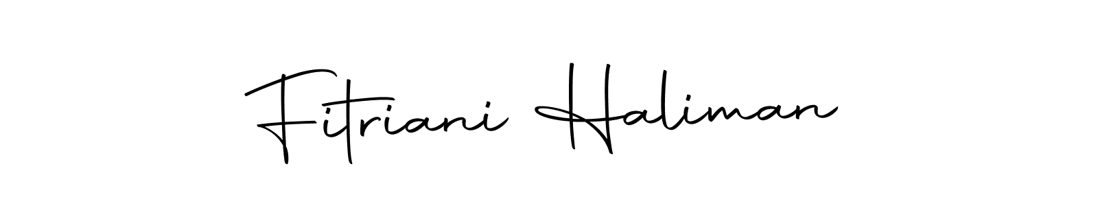 Also You can easily find your signature by using the search form. We will create Fitriani Haliman name handwritten signature images for you free of cost using Autography-DOLnW sign style. Fitriani Haliman signature style 10 images and pictures png