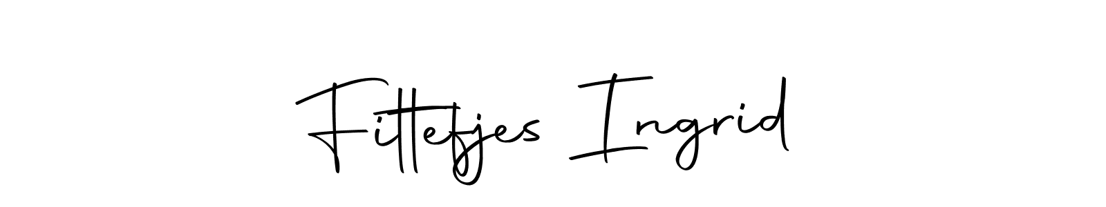 Once you've used our free online signature maker to create your best signature Autography-DOLnW style, it's time to enjoy all of the benefits that Fittefjes Ingrid name signing documents. Fittefjes Ingrid signature style 10 images and pictures png