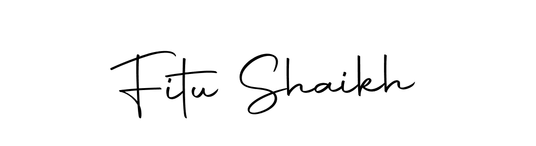 How to make Fitu Shaikh signature? Autography-DOLnW is a professional autograph style. Create handwritten signature for Fitu Shaikh name. Fitu Shaikh signature style 10 images and pictures png