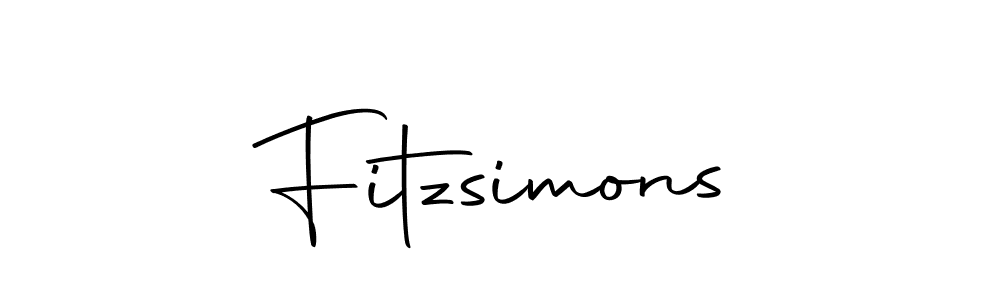 Use a signature maker to create a handwritten signature online. With this signature software, you can design (Autography-DOLnW) your own signature for name Fitzsimons. Fitzsimons signature style 10 images and pictures png