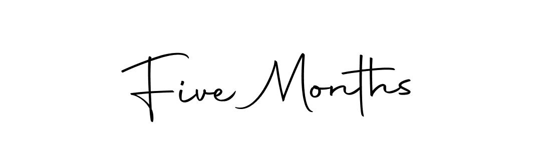 if you are searching for the best signature style for your name Five Months. so please give up your signature search. here we have designed multiple signature styles  using Autography-DOLnW. Five Months signature style 10 images and pictures png