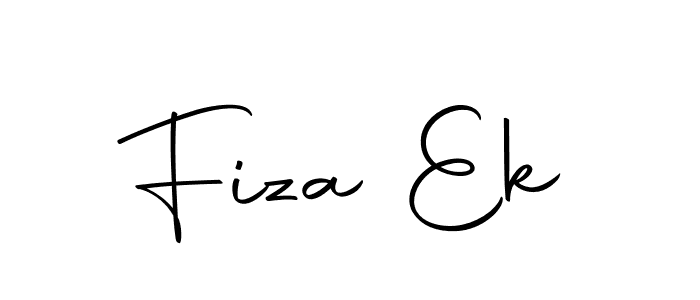 How to make Fiza Ek name signature. Use Autography-DOLnW style for creating short signs online. This is the latest handwritten sign. Fiza Ek signature style 10 images and pictures png