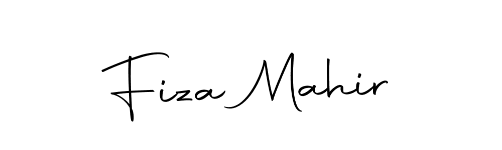 Fiza Mahir stylish signature style. Best Handwritten Sign (Autography-DOLnW) for my name. Handwritten Signature Collection Ideas for my name Fiza Mahir. Fiza Mahir signature style 10 images and pictures png