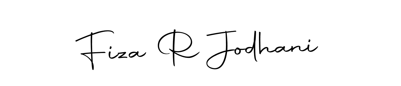 if you are searching for the best signature style for your name Fiza R Jodhani. so please give up your signature search. here we have designed multiple signature styles  using Autography-DOLnW. Fiza R Jodhani signature style 10 images and pictures png