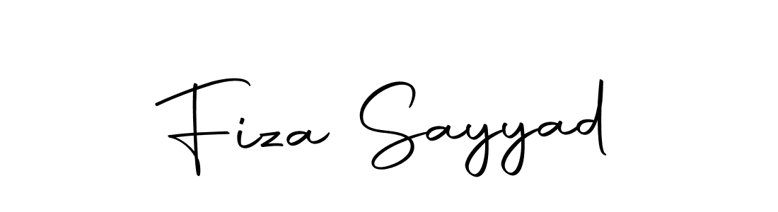 How to make Fiza Sayyad signature? Autography-DOLnW is a professional autograph style. Create handwritten signature for Fiza Sayyad name. Fiza Sayyad signature style 10 images and pictures png