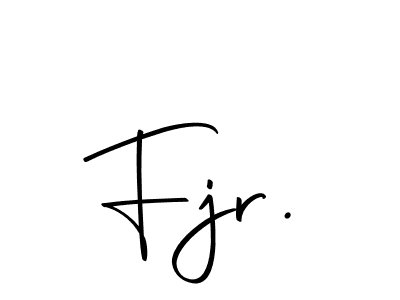 How to make Fjr. name signature. Use Autography-DOLnW style for creating short signs online. This is the latest handwritten sign. Fjr. signature style 10 images and pictures png