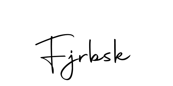 Make a beautiful signature design for name Fjrbsk. With this signature (Autography-DOLnW) style, you can create a handwritten signature for free. Fjrbsk signature style 10 images and pictures png