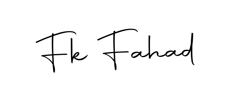 The best way (Autography-DOLnW) to make a short signature is to pick only two or three words in your name. The name Fk Fahad include a total of six letters. For converting this name. Fk Fahad signature style 10 images and pictures png