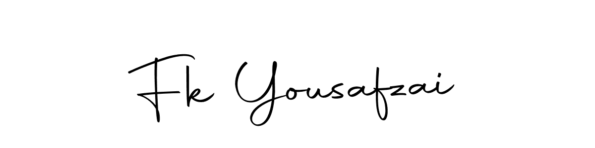 Also we have Fk Yousafzai name is the best signature style. Create professional handwritten signature collection using Autography-DOLnW autograph style. Fk Yousafzai signature style 10 images and pictures png