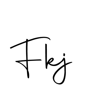 Fkj stylish signature style. Best Handwritten Sign (Autography-DOLnW) for my name. Handwritten Signature Collection Ideas for my name Fkj. Fkj signature style 10 images and pictures png