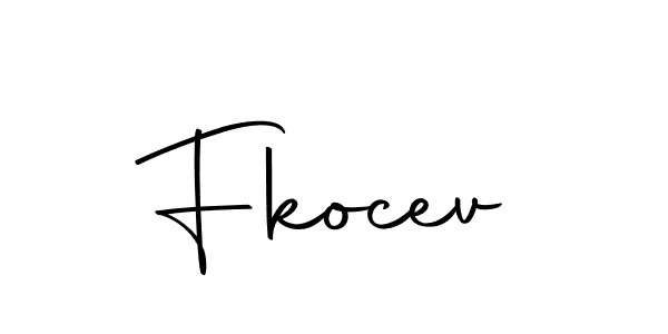 How to make Fkocev signature? Autography-DOLnW is a professional autograph style. Create handwritten signature for Fkocev name. Fkocev signature style 10 images and pictures png