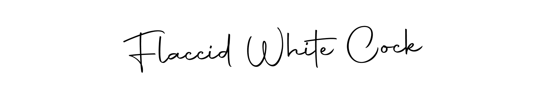 The best way (Autography-DOLnW) to make a short signature is to pick only two or three words in your name. The name Flaccid White Cock include a total of six letters. For converting this name. Flaccid White Cock signature style 10 images and pictures png