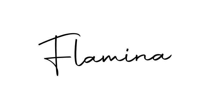 You should practise on your own different ways (Autography-DOLnW) to write your name (Flamina) in signature. don't let someone else do it for you. Flamina signature style 10 images and pictures png