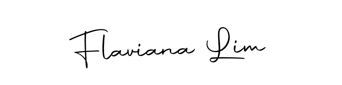 Create a beautiful signature design for name Flaviana Lim. With this signature (Autography-DOLnW) fonts, you can make a handwritten signature for free. Flaviana Lim signature style 10 images and pictures png