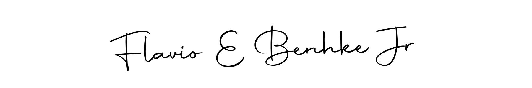 Use a signature maker to create a handwritten signature online. With this signature software, you can design (Autography-DOLnW) your own signature for name Flavio E Benhke Jr. Flavio E Benhke Jr signature style 10 images and pictures png