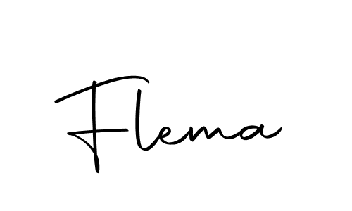 Use a signature maker to create a handwritten signature online. With this signature software, you can design (Autography-DOLnW) your own signature for name Flema. Flema signature style 10 images and pictures png